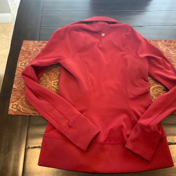 Lululemon Movement to Movement Jacket Full-Zip in dark sport red,Size: 6, NWOT - Picture 5 of 7